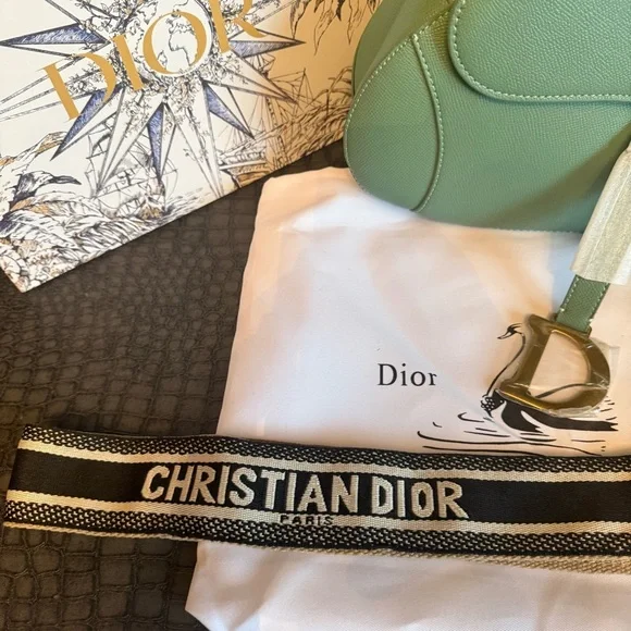 NWNT light Green Saddle Bag shoulder bag& crossbody bag